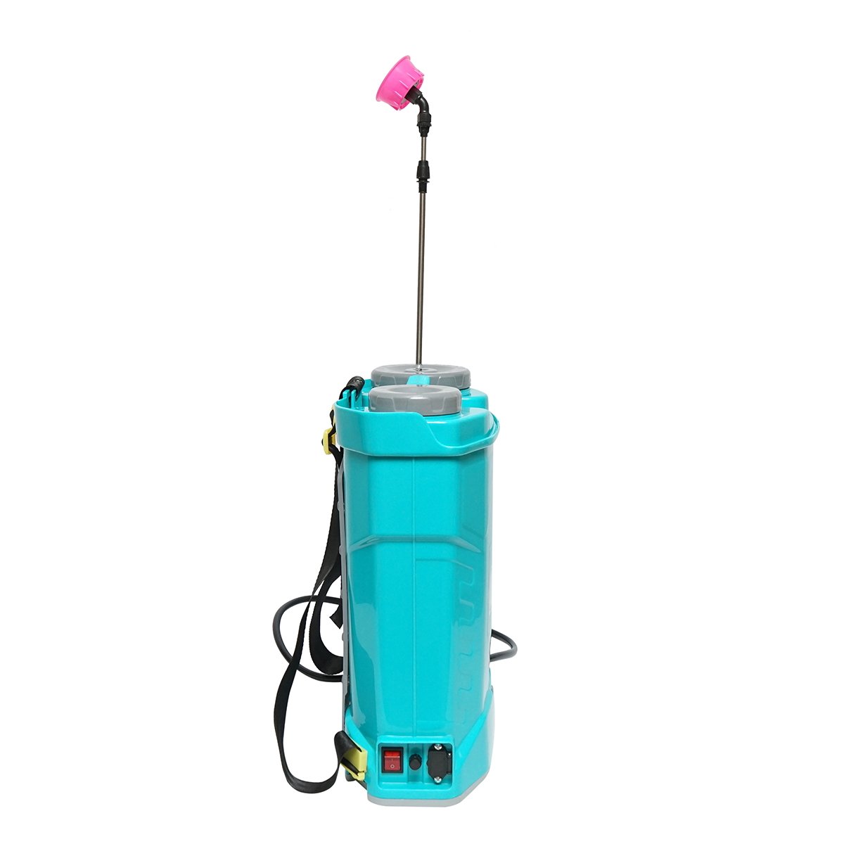 Pompa de stropit, vermorel electric cu rezervor 20L, baterie 12V/8Ah, 4 duze, debit 4 l/min, presiune 6.8 bar THOR